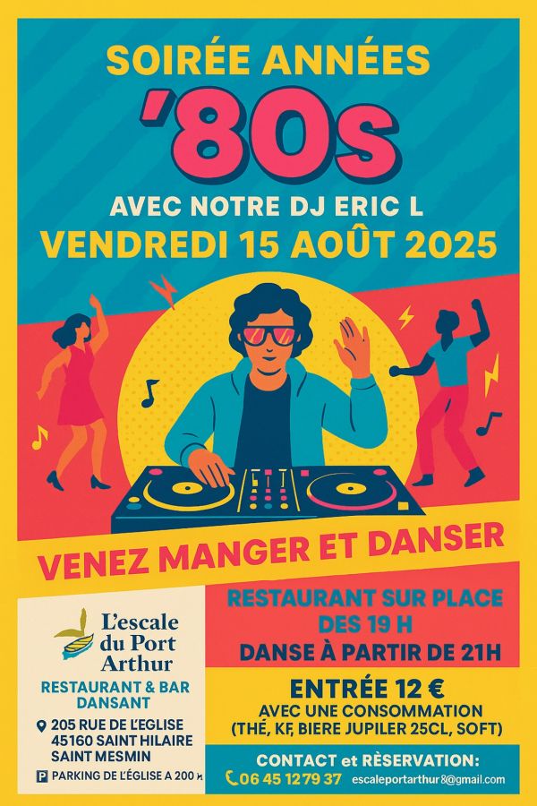 Soirée année 80’S