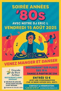 Soirée année 80’S