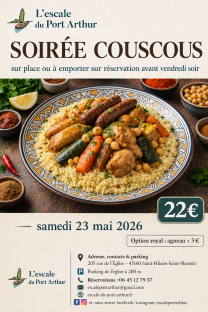 Couscous sur commande