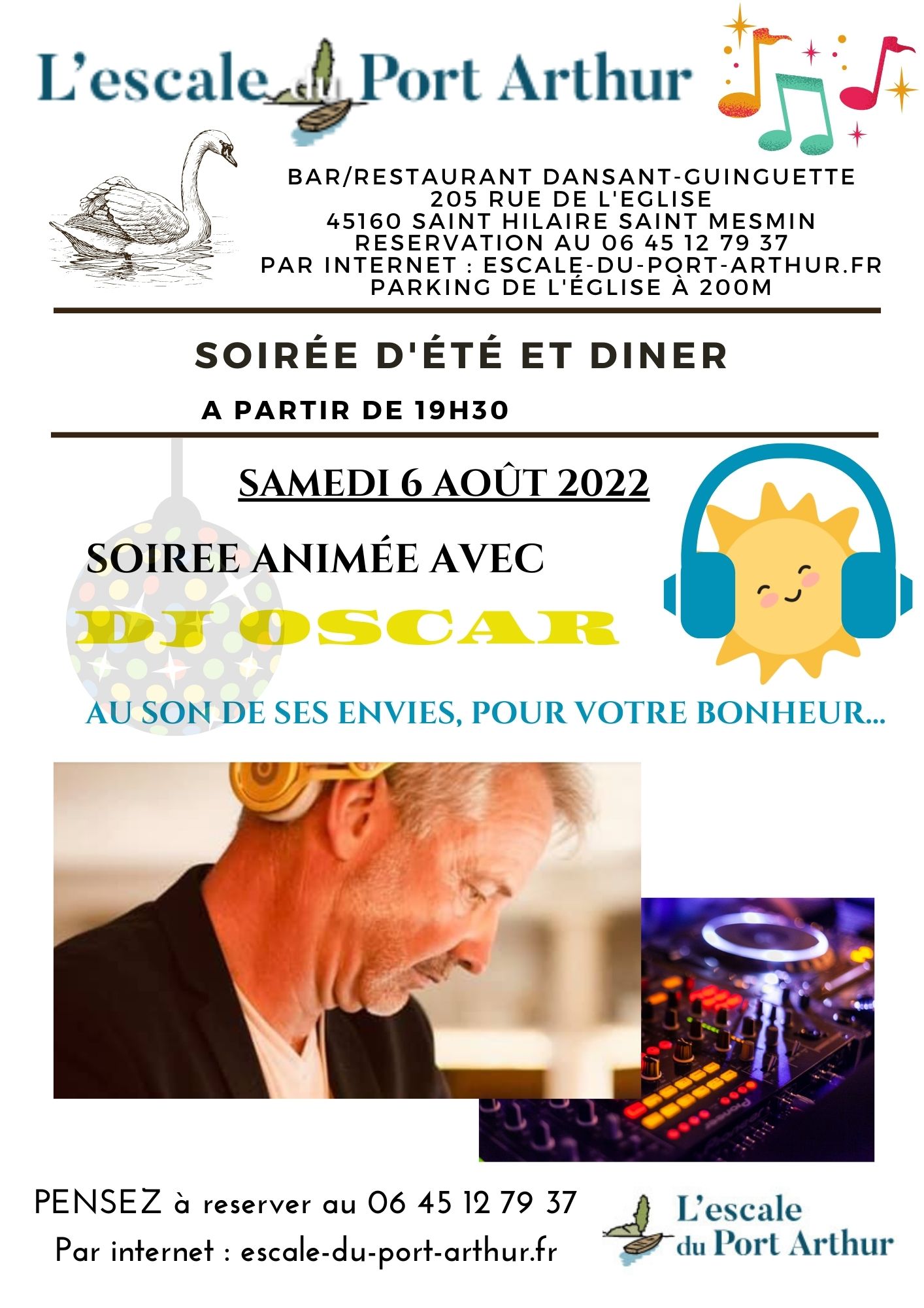 Soirée d'été à l'escale du port Arthur L'Escale du Port Arthur