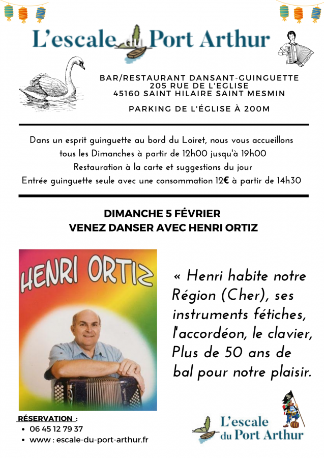 Guinguette du Dimanche 5 Février