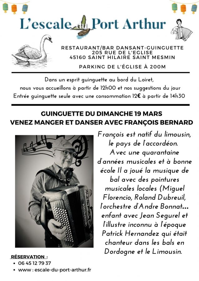 Guinguette du Dimanche 19 Mars 