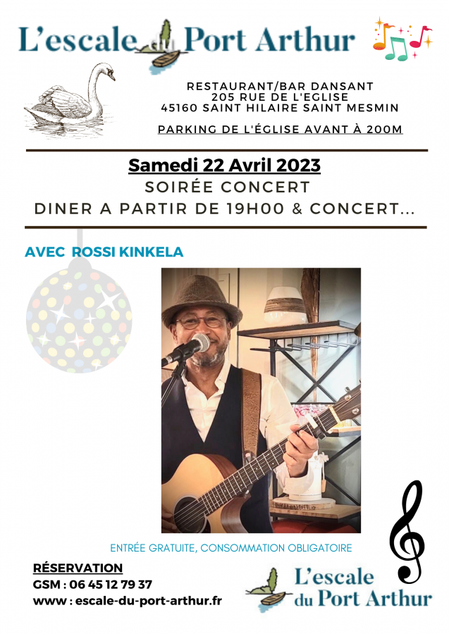 Soirée concert avec Rossi KINKELA