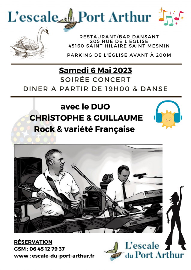 Soirée concert Samedi 6 Mai