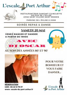 Soirée du Samedi 20 Mai avec DJ OSCAR